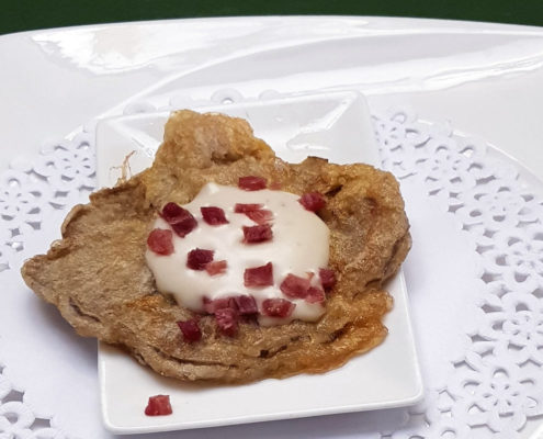 Pincho de seta a la Peral.